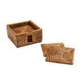Rattan Round Coaster Set (6)