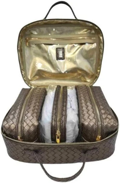 TRVL Design Luxe Woven Trvl Case BRNZ