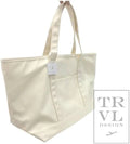 TRVL Canvas Maxi Tote Natural