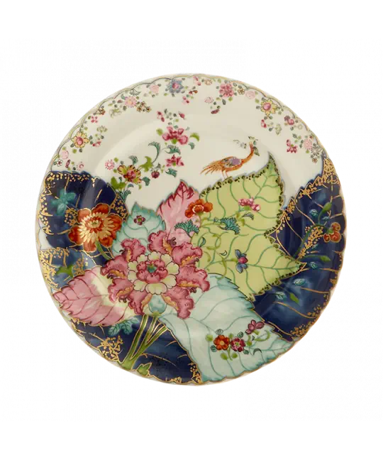 TOBACCO LEAF DESSERT PLATE