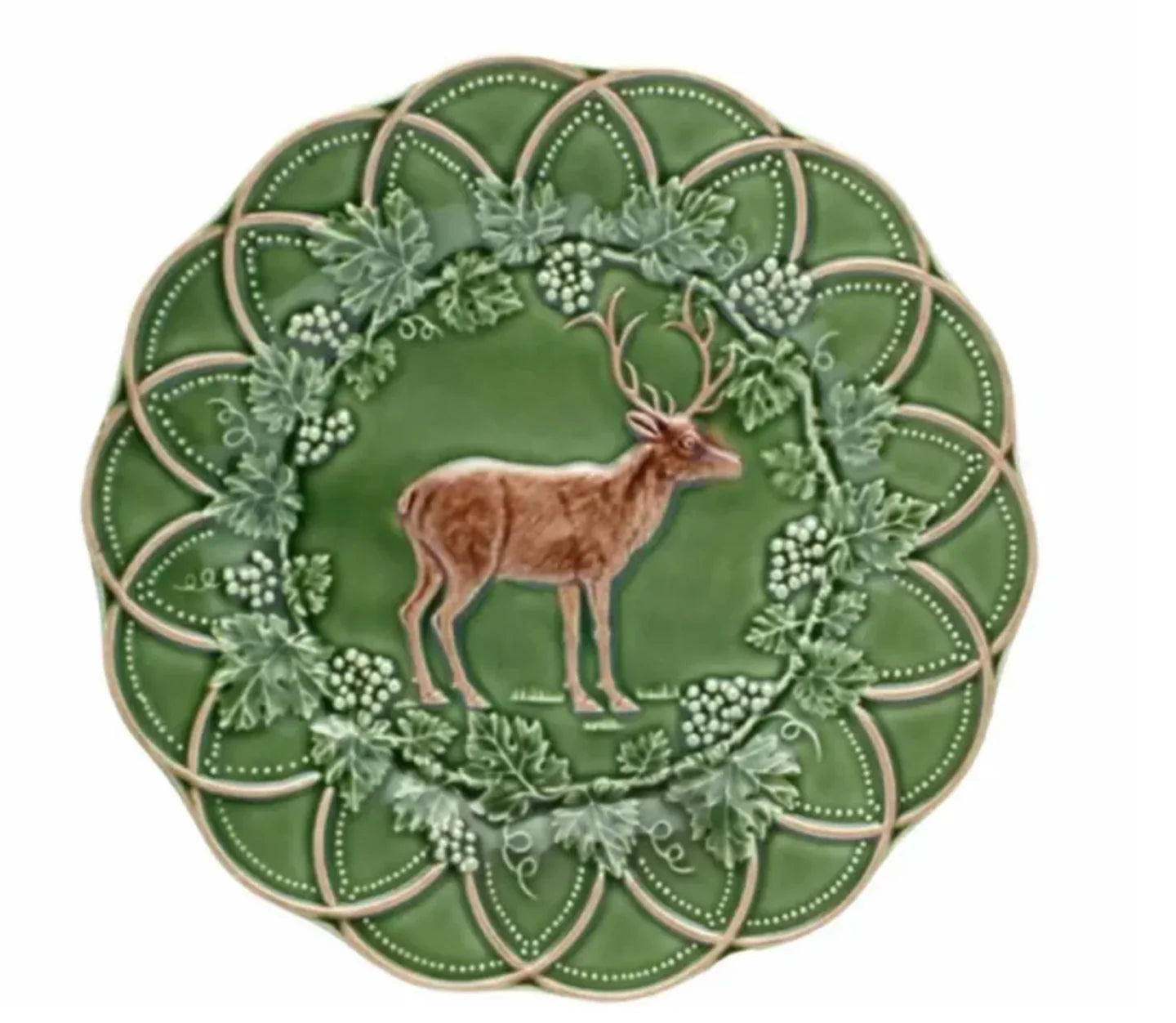 WOODS- SNACK PLATE DEER